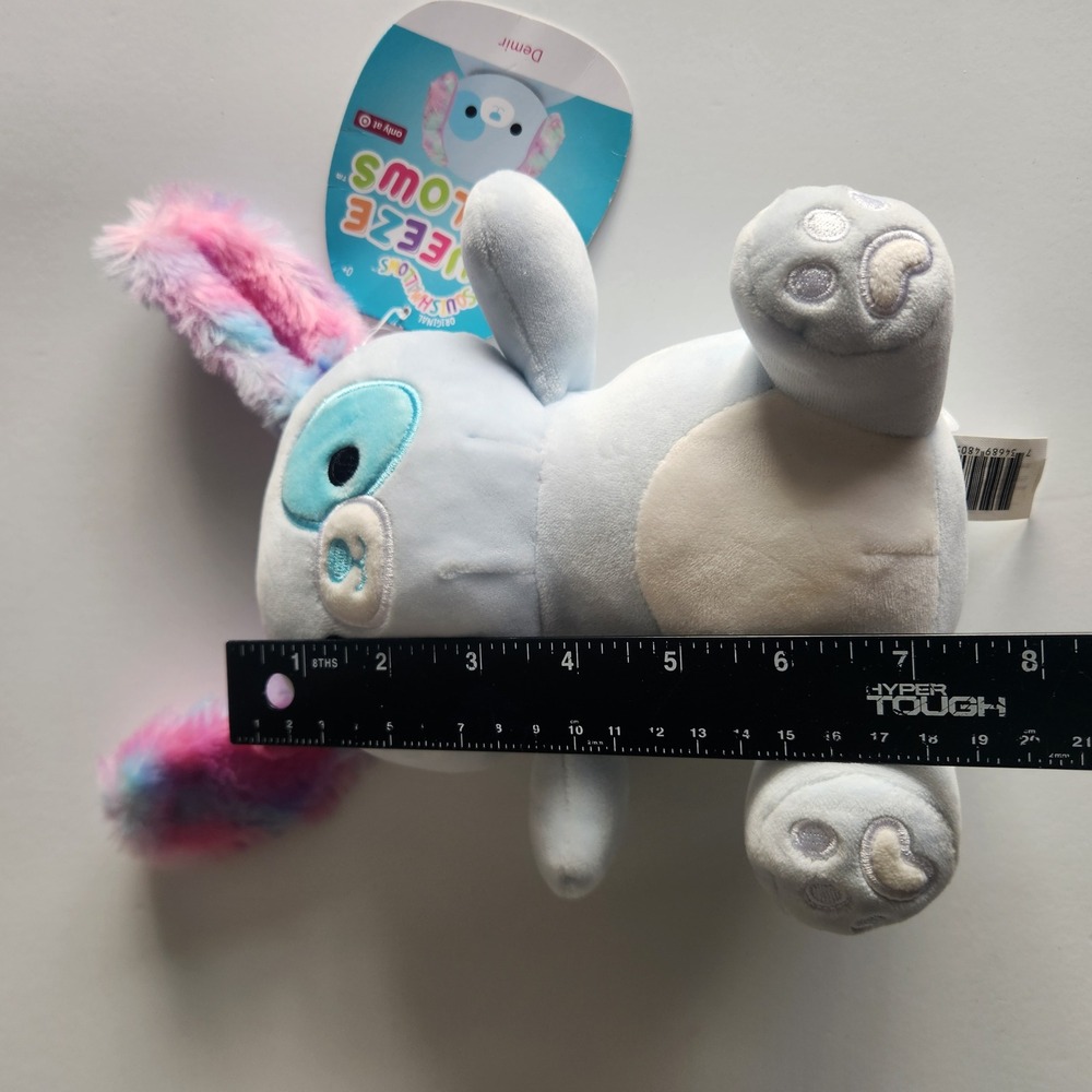 Squishmallows‎ Demir the Dog Squeeze Mallows Blue 8" - Picture 2 of 6